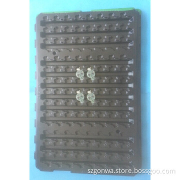 Light Blue and Black High Difficult Technology Plastic Tray for Car Accessories